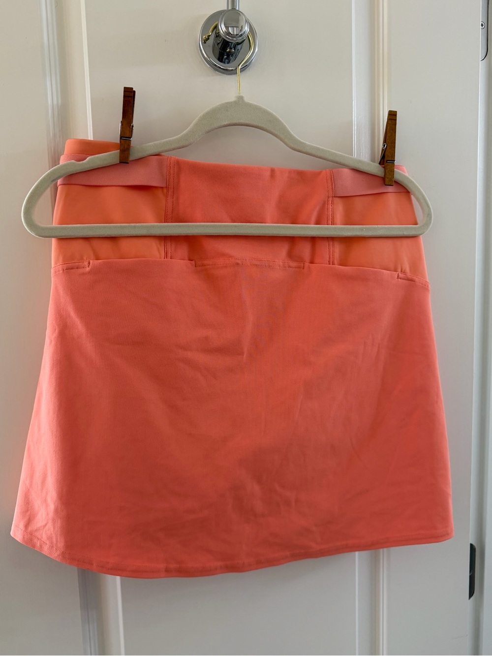 Warpstreme Multi-Pocket High-Rise Lululemon Golf Skirt — Sunny Coral - Picture 3 of 4